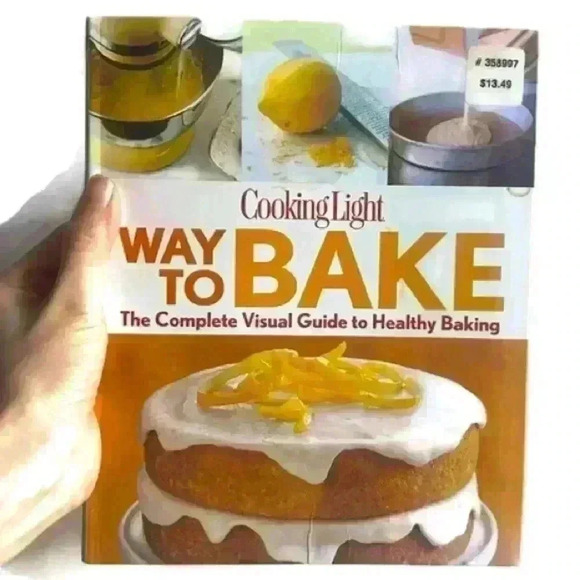 Cook Light Way to Bake Healthy Baking Recipe Book Baker Cookies Cake Nutrition - Picture 1 of 10